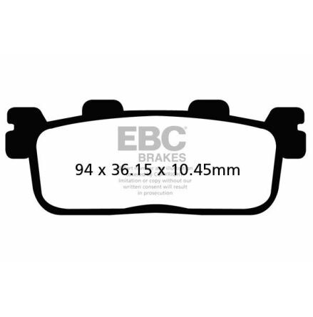 Brake Pad Sfa-Hh Series Sintered Metal Scooter