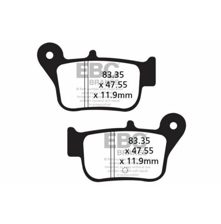 Brake Pad Sfa-Hh Series Sintered Metal Scooter