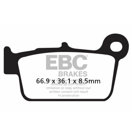 Brake Pad Fa-R Series Sintered Metal