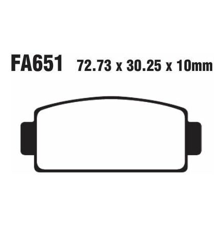 Brake Pad Fa-R Series Sintered Metal
