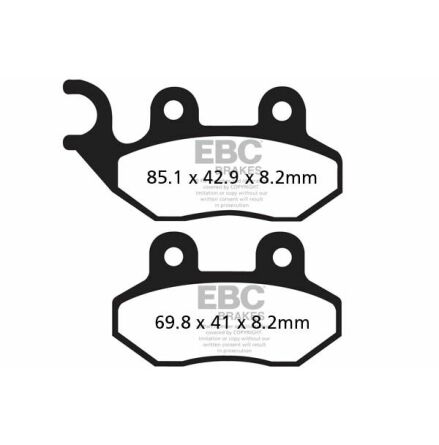 Brake Pad Fa-Hh Series Sintered Metal