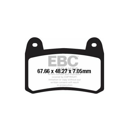 Brake Pad Fa-Hh Series Sintered Metal