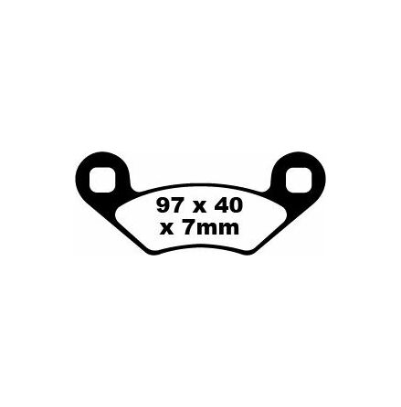Brake Pad Fa-Tt Series Carbon Fiber Offroad
