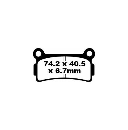 Brake Pad Fa Series Organic