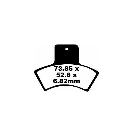 Brake Pad Fa-Tt Series Carbon Fiber Offroad
