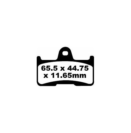 Brake Pad Fa-Tt Series Carbon Fiber