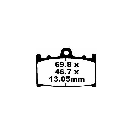 Brake Pad Fa-Tt Series Carbon Fiber