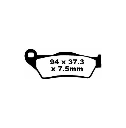 Brake Pad Fa-Tt Series Carbon Fiber