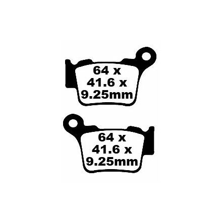 Brake Pad Fa-Tt Series Carbon Fiber