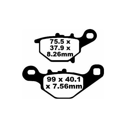 Brake Pad Fa-Tt Series Carbon Fiber