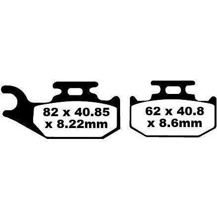 Brake Pad Fa-Tt Series Carbon Fiber