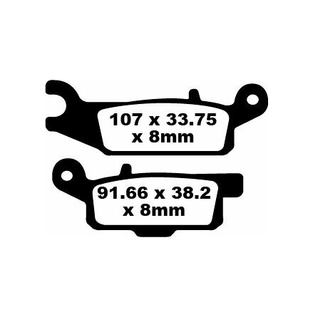 Brake Pad Fa-Tt Series Carbon Fiber