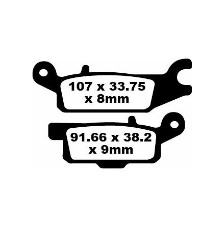 Brake Pad Fa-Tt Series Carbon Fiber