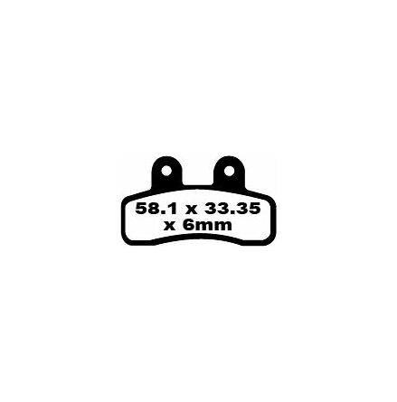Brake Pad Fa Series Organic