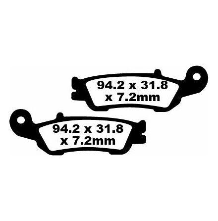 Brake Pad Fa-Tt Series Carbon Fiber