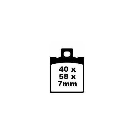 Brake Pad Sfa Series Organic
