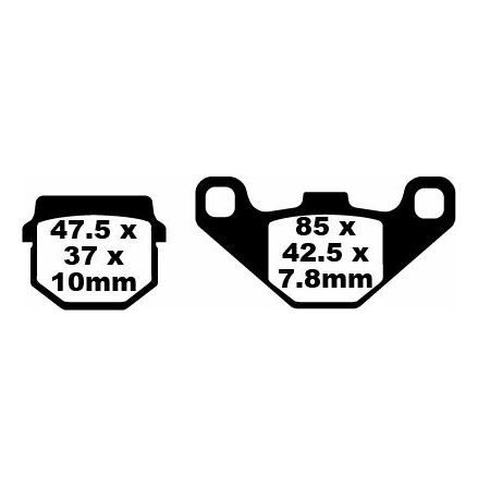 Brake Pad Sfa Series Organic