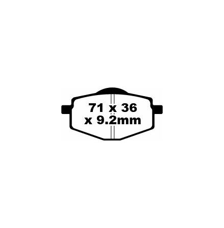 Brake Pad Sfa Series Organic
