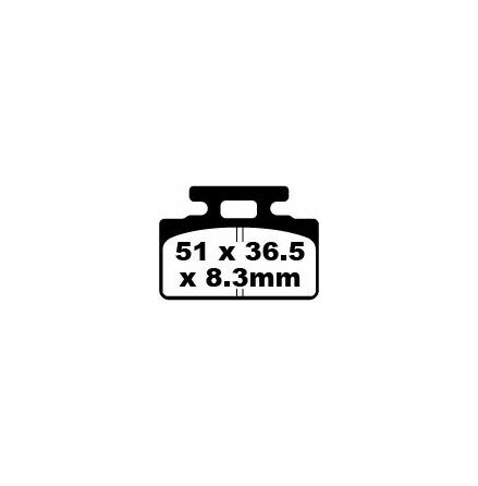 Brake Pad Sfa Series Organic