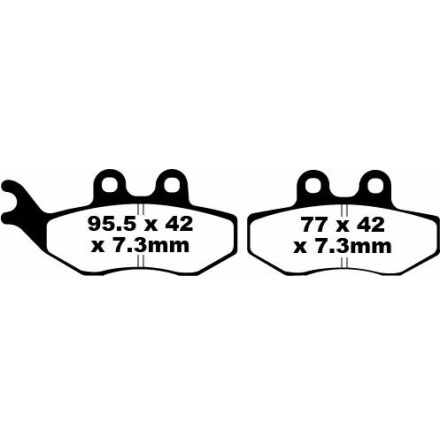Brake Pad Sfa Series Organic