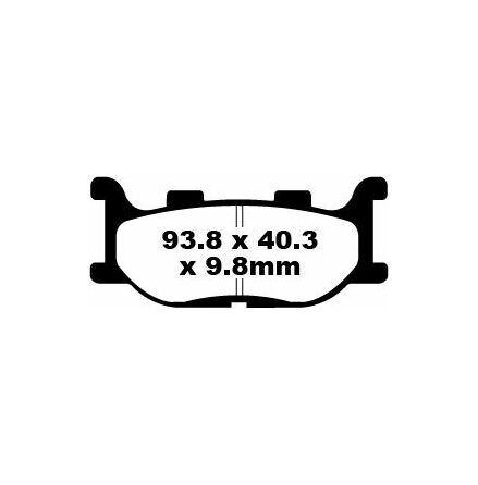Brake Pad Sfa Series Organic