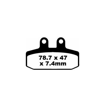 Brake Pad Sfa Series Organic