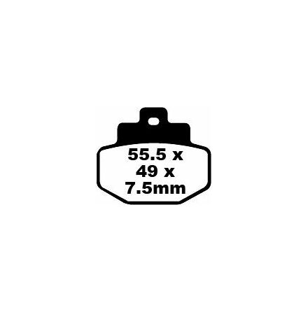 Brake Pad Sfa Series Organic