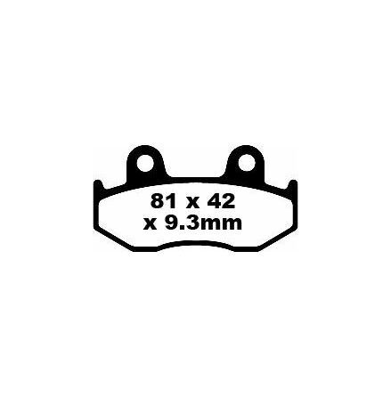 Brake Pad Sfa Series Organic
