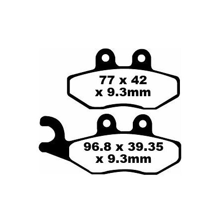 Brake Pad Sfa Series Organic