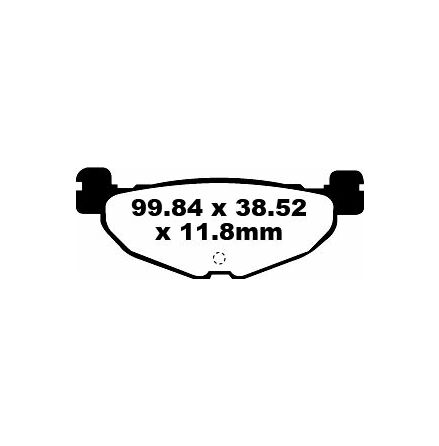 Brake Pad Sfa Series Organic