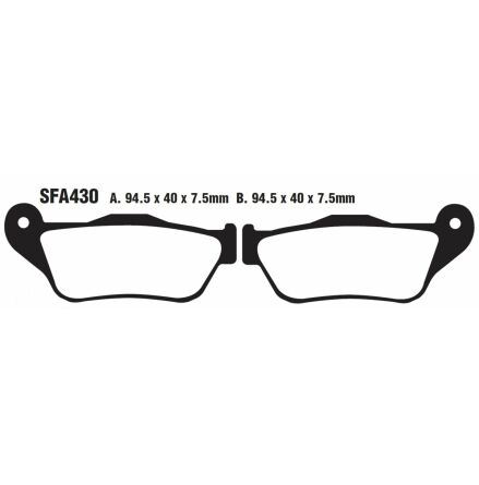 Brake Pad Sfa Series Organic