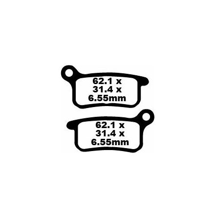 Brake Pad Fa-Tt Series Carbon Fiber