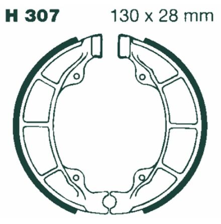 Brake Shoe Plain Series Organic