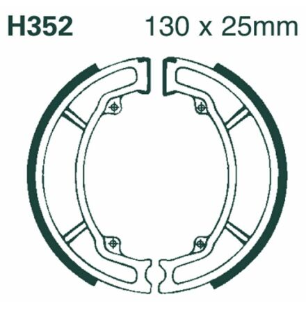 Brake Shoe Plain Series Organic