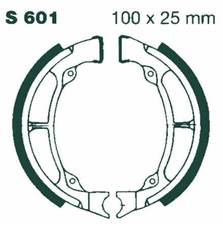 Brake Shoe Plain Series Organic