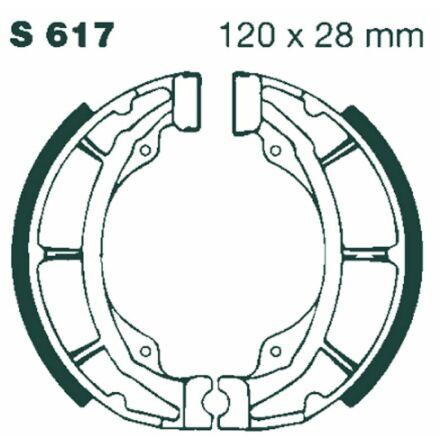 Brake Shoe Plain Series Organic