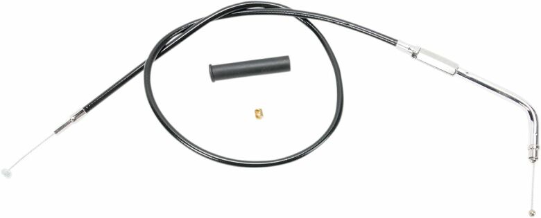 Throttle Cable Black Vinyl 27.5"