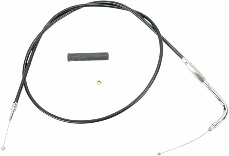 Throttle Cable Black Vinyl 45"