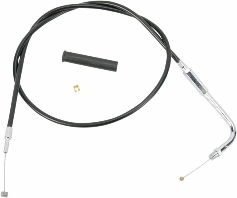 Throttle Cable Black Vinyl 35"