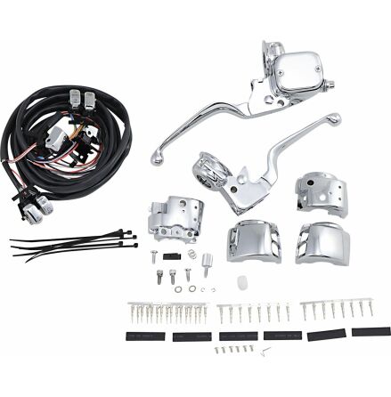 Handlebar Control Kit Hb 9/16Mc 96-13 Chrome