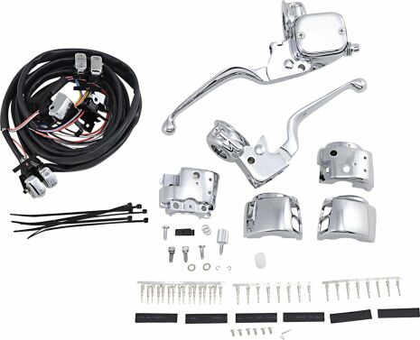 Handlebar Control Kit Hb 9/16Mc 96-13 Chrome