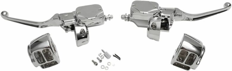 Handlebar Control Kit Hyd Clt 9/16"Brk Chrome