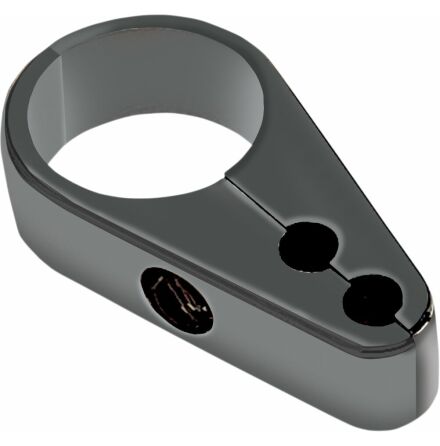 Cable Clamp 1&quot; Dual Black