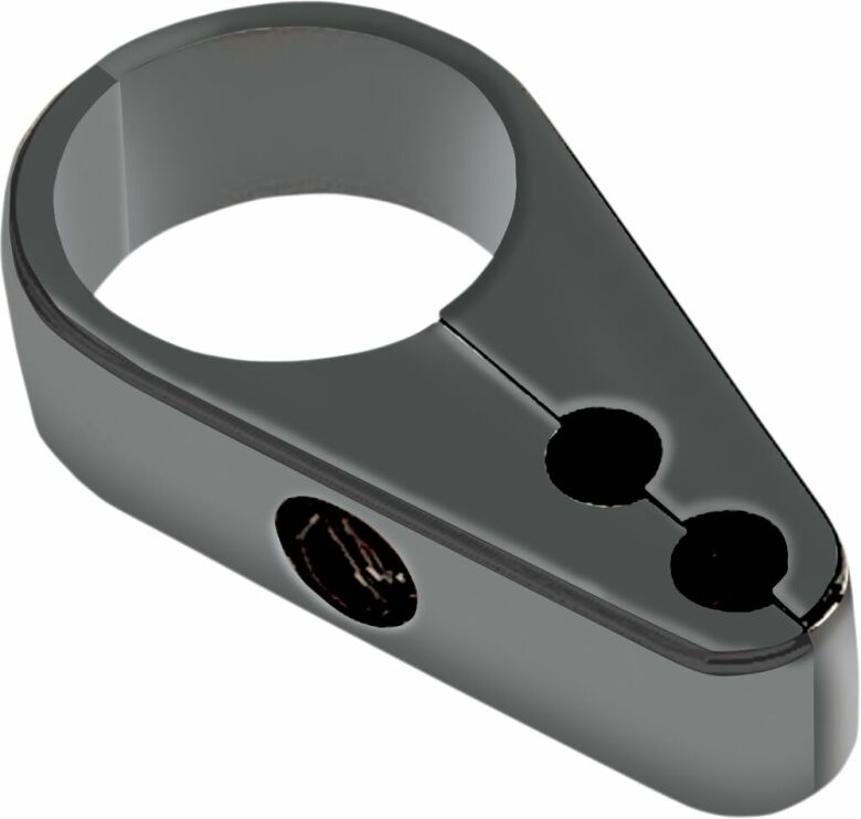 Cable Clamp 1.25" Dual Black