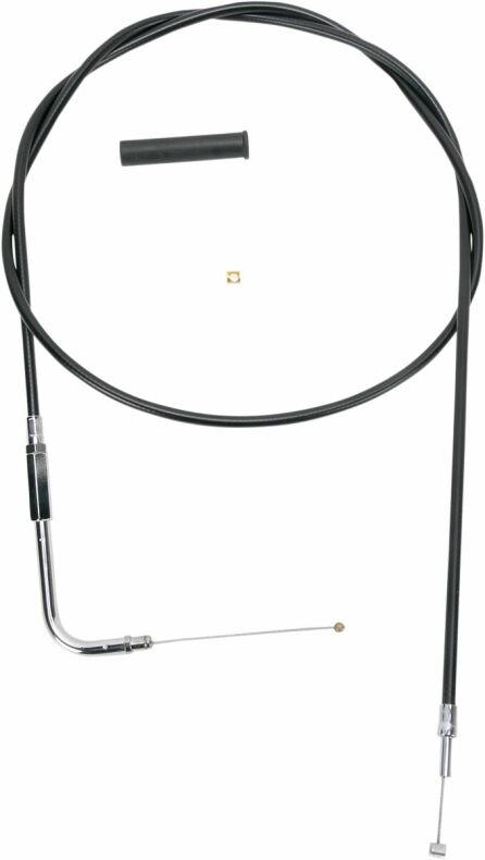 Throttle Cable Black Vinyl 52"