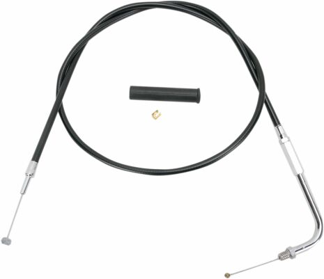 Throttle Cable Black Vinyl 44"