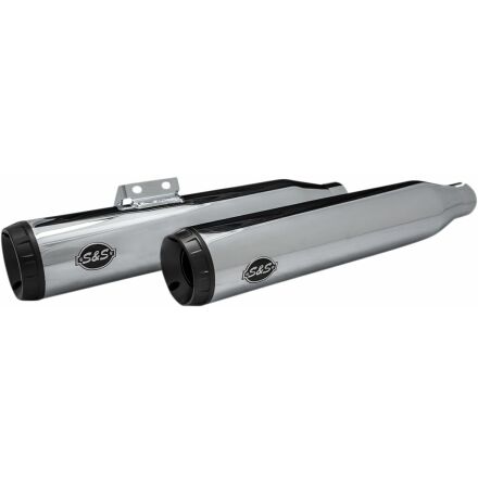 Grand National Ec Slip-On Mufflers Chrome/Black