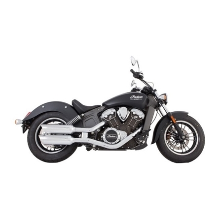Slip-on Ljuddmpare Indian Scout Short 4&quot; Krom