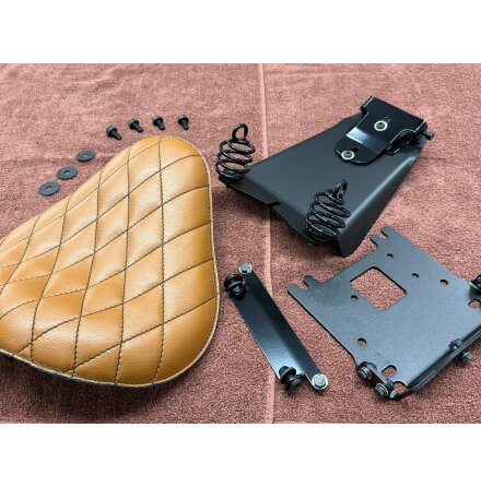 Komplett Bobber Super Cushion Vinyl Sadelkit 13" inkl. baksk�rmskit - Indian Scout