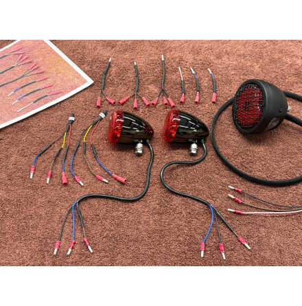 Belysningskit Bak Svart - Indian Scout